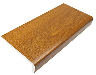 150mm Golden Oak UPVC Window Board/Cill Cover 2.5m Long 9mm Thick Plastic Window Sill Capping