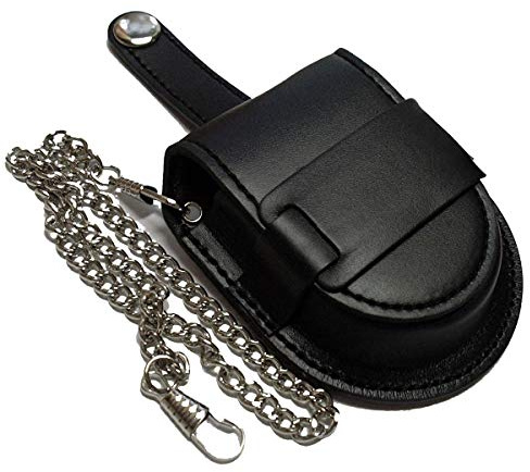Roy Coopers Etui avec chaîne Kross Noir pour Montre Gousset