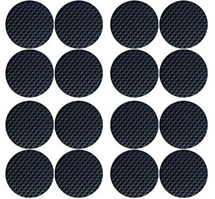 Premium Furniture Pads,Thick Non-Slip Pad Foot Cover Self-Furniture Gripper - Stops Slide - Adhesive Pads – Protectors (Round 38mm 16PCS)