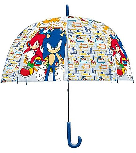 HOVUK Parapluie classique pour enfants, filles, parapluie à manche avec caractère imprimé, coupe-vent, parapluie de pluie à baldaquin pour âge 3-7 ans, S