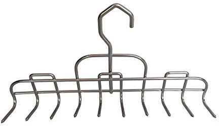 Wolfcut Räucherhaken aus Edelstahl | Haken für Speck, Bacon | Fischhaken mit 10 angespitzten Haken | Fleischhaken