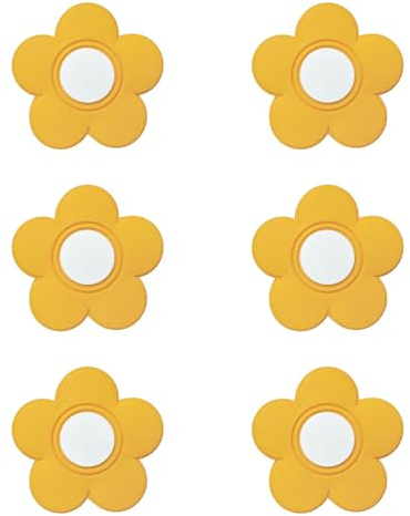 Skyscraper Lot de 6 boutons de tiroir en caoutchouc souple en forme de dessin animé pour enfants, filles, garçons, armoires de chambre d'enfant, armoires, boîte de rangement de jouets, bibliothèque