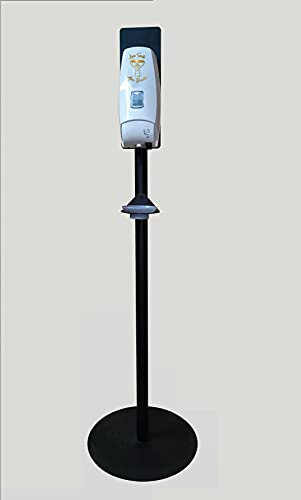 Dispensador automático para Agua Bendita con Soporte de pie. Diseño 3 Logo Color Dorado