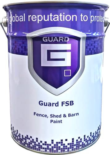 Fence Shed Barn Paint Water Based With UV & Water Protection - Multiple Sizes and Colours (Forest Green, 5 Litre)