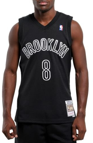 Mitchell & Ness Herren Basketball-Trikot Hardwood Classics 2012 Christmas Day Swingman Jersey (DE/NL/SE/PL, Alphanumerisch, L, Regular, Regular, Black, Brooklyn Nets, Deron Williams)