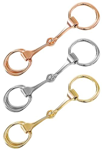 COACOM 3 Boucles D'Écharpe Triangulaires, Décorées avec des Éléments De Boucle De Collier De Cheval, L'Écharpe Solide n'est Pas Facile À Glisser, Vêtements De Tous Les Jours Et Scènes De Cadeaux.