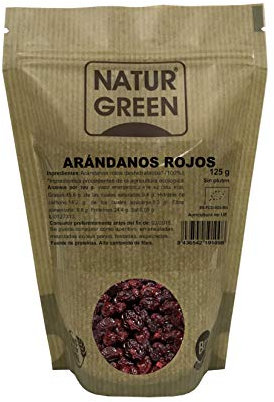 Arandanos Rojos Deshidratados Bio Naturgreen 125g