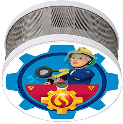 Smartwares FSM-16404 Rauchmelder Feuerwehrmann SAM/Pennymotiv/ für Das Kinderzimmer/ Mini 10 Jahres-Rauchwarnmelder/ Maße nur 75 x 35 mm/ Vds und Q-zertifiziert