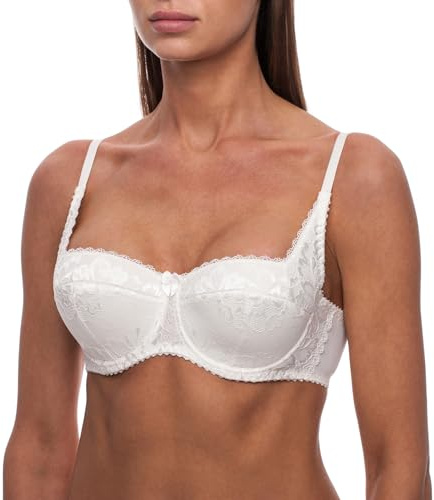 frugue Soutien Gorge Bandeau Galbant Push Up Femme Ivoire FR 105B