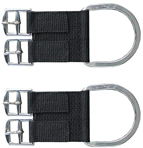 AMKA Convertisseur de sangle de selle en nylon pour sangles de selle 1 paire de convertisseur de sangle de selle à 2 compartiments (RCA) de l'anglais vers l'ouest