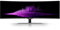 MILLENIUM Monitor Gaming Curvo de 49 QLED 120Hz con 4ms (Dual QHD 5120 x 1440p, VA, 32:9, 2X HDMI, 2X Display Port, Sin Marco, Ajustable en Altura y rotación) Color Negro, MD49DQHD-2