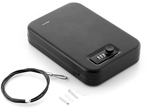 InnovaGoods Caja Fuerte Portátil con Cable de Seguridad Prisaven