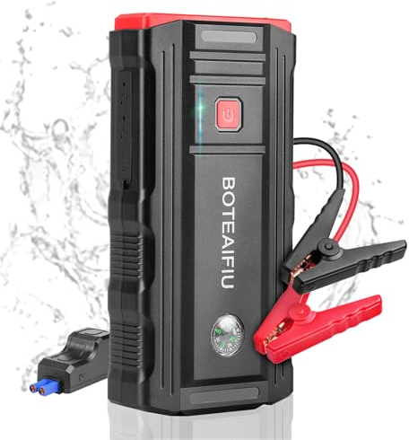 Avviatore per auto 3000A Batteria portatile 8L benzina 6.5L diesel 3 modalità luce 12V booster jump starter 2 porte USB ricarica rapida