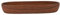 HERCHR Rustic Wooden Oval Fruit Plate, 11.8x3.3x1.8in Long Boat Shaped Fruits Snack Bowl, Wooden Salad Decorative Serving Tray, Dessert Platter Tray Dish for Salad, Veggies and Fruit