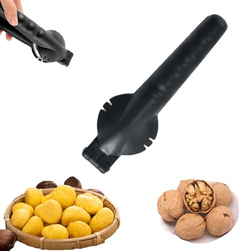 FYZSJWL Pinza per Castagne, Castagno Clip, Castagne Multifunzione Sbuccia, Castagne Schiaccia, Castagna Opener, Castagne Pinza, Utensili da Cucina, per Noci, Castagne, Nocciole (A)