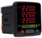 Contador de corriente trifásica de 3 fases AC 0-500 V 0-5 A pantalla digital LCD puede medir la corriente de voltaje 8 tipos de valores, ajuste de alarma de voltaje, serie RS485 (86 x 86 mm)