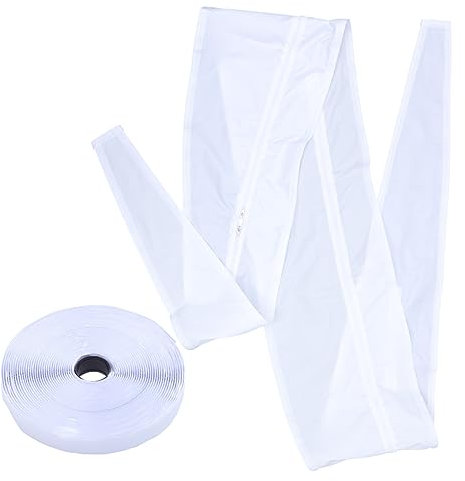 Gatuida Mobiles Klimaanlagentuch Fensterdichtung Klimaanlagendichtung Klimaanlagendichtungstuch 210T Polyester Taft Weißleim