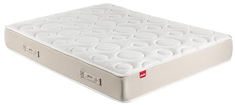 PIKOLIN – Premium-Matratze 140 x 200 cm, 28 cm Höhe – Hotelmatratze – Taschenfedern Adapt‑Tech + viskoelastischer Memory-Schaum – 2 Seiten – dreifach hygienische Barriere – gerollt – hergestellt in