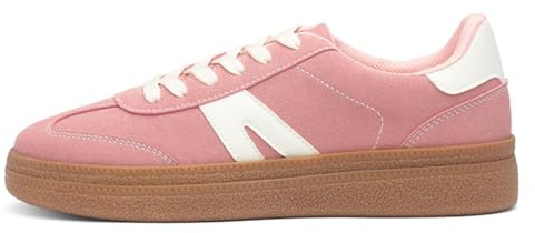 XL Womens Pink Lace Up Trainer - Size 5 UK - Pink
