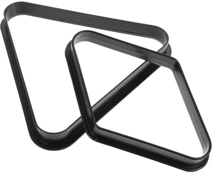 VICASKY 2 pezzi Triangoli in Plastica per Biliardo Supporto Resistente per Palline Standard Accessorio Pratico per Tavolo da Biliardo e Gioco Casa