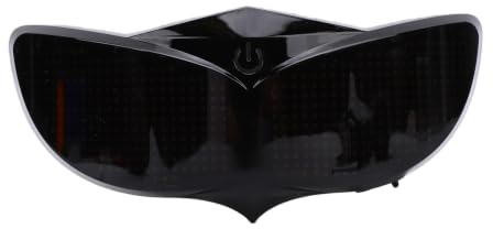 Yechiry Luz LED para Casco, Pantalla Interactiva Divertida y Personalizable para Ciclistas Nocturnos, Material Duradero para PC