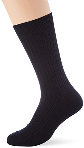 Punto Blanco 1330010 Calcetines cortos, Hombre, Negro (Negro 090), 41/42 (Tamaño del fabricante:11)