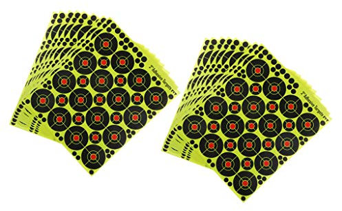 Perfeclan 1 Satz Zielscheibenauflagen Bogen Papier Scheibenauflage, 2 x 160