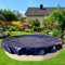 Duraol Poolabdeckung oval I 8,00 x 4,00 m I Hochwertige Poolplane oval mit Materialstärke 300g/m² I Robuste Schwimmbad Abdeckung oval mit Randverstärkung I Beidseitig beschichtet & wasserdicht