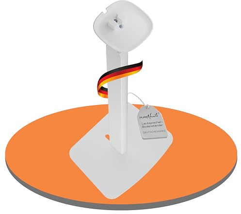 PureMounts, Lautsprecher-Halterung, Standfuß höhenverstellbar für Sonos One, One SL & Play:1, weiß