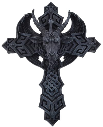VOGLER Joh. Vogler GmbH mystisk väggrelief baphometskalle på kors