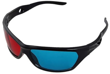 3D Brille Universal Blue und Rot 3D -Brille Mode wiederverwendbar für Heimnutzung TV Kino -Spiel für Fernseher