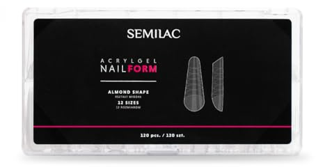 Semilac akrylgel mandel nagelformer 120 st.