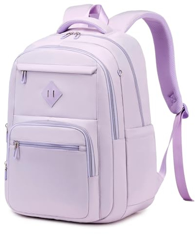 Sisipoet Sac à Dos Uni pour Fille Cartable Ordinateur pour École Voyage