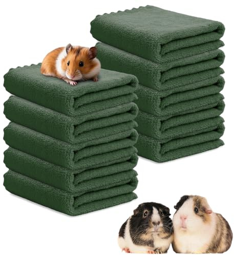 10 alfombras para roedores, manta impermeable, almohadillas PIPI para cobayas, lavable para mascotas PIPI, alfombrilla para dormir de animales pequeños, absorbente para animales pequeños, hámster