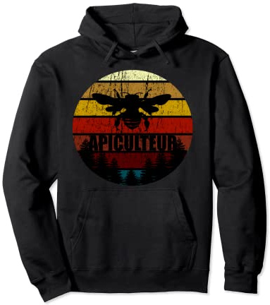 Apiculteur tee shirt Apiculture Cadeau Rétro Apiculteurs Sweat à Capuche
