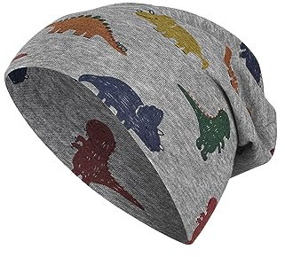 Sterntaler Baby - Jungen Mütze Baby Beanie Mütze Dinos, hellgrau, 51