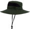 MEOKEY Sonnenhut Herren Damen UV Schutz Sommerhut Gartenhut Faltbar Safari Sonnenschutz Hut Breite Krempe Outdoor Wanderhut Anglerhut - Grün