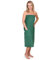 Ridgewood Saunakilt für Damen Saunatuch Frauen mit Knöpfen, Tasche, Gummizug Sauna Handtuch Bademantel Saunakleid - Extra lang, 92% Bio-Bambus, 8% Mikrofaser