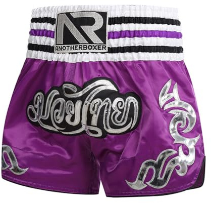 Jungerhouse Short de Boxe Homme MMA Short d'Entraînement et Kick Boxe Short de Muay Thai Short de Combat Shorts pour Kickboxing Adultes et Enfants