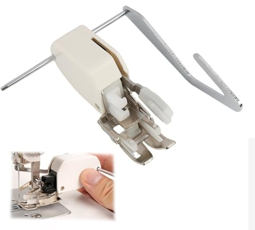 Double Training Foot Brother Pied-de-biche À Double Entraînement pour Machines À Coudre Brother, Silvercrest, Singer, Janome, Juki, Elna - AccessoirePour Matériaux Épais Et Couettes