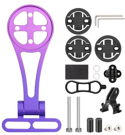 Sghtil Supporto per computer da bicicletta per tutto il terreno, supporto per manubrio per computer per mountain bike, supporto regolabile per manubrio bicicletta, trekking, navigazione, ecc