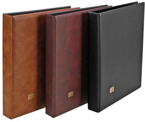 SAFE Classeur bordeaux vide pour lettres, FDC et timbres