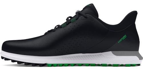 Under Armour Chaussures de golf Drive Fade sans crampons pour homme, (001) Noir/Noir/Gris Titan, 44.5 EU