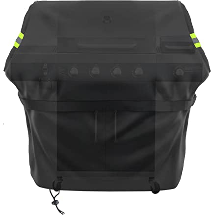 MOZMY Grillabdeckung für Weber,Enders - Wasserdicht 420D Oxford-Stoff Gasgrill Abdeckhaube, 147 x 61x 122cm, Wetterfest Gasgrill Abdeckplane, Garten Grill Wetterschutzhülle