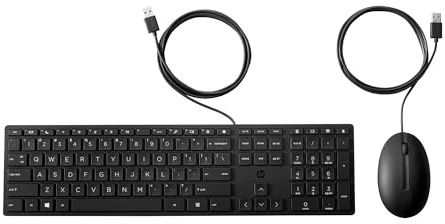 HP Wired Desktop 320MK Mouse and Keyboard Sweden, W128444669 (Keyboard Sweden)