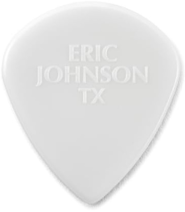 JIM DUNLOP Púas Eric Johnson Custom Nylon Jazz III, blanco, paquete de 6 407P138EJ