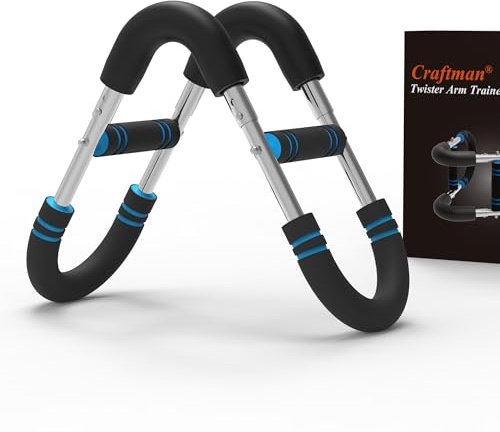 Portable Chest Expander & Arm Twister Trainer - Detachable Upper Body Workout Equipment for Home/Gym, Muscle Strengthening Spring Bar with Resistance Adjustment - Fitness Gear for Men & Women