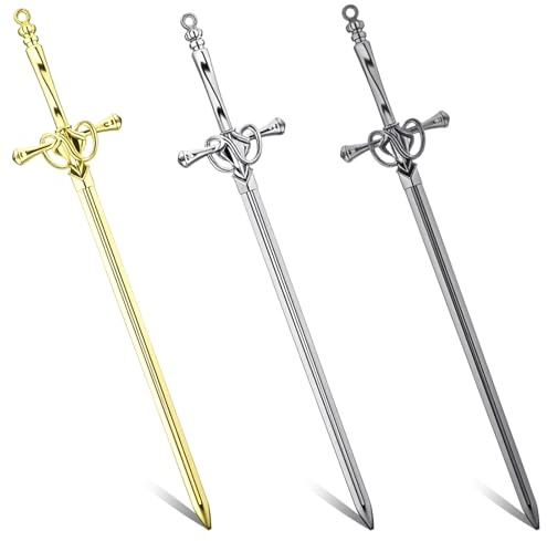 Tyqour 3PCS Letter Opener Envelope Slitter, Letter Openers Stainless Steel Envelope Opener Mail Opener Tool Metal Letter Opener for Efficient and Safe Mail Opening, 8.07 X 1.65in