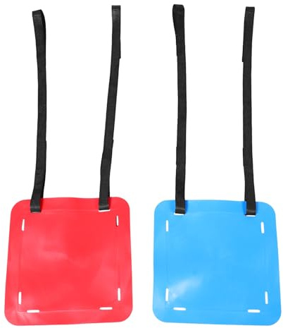 CIYODO Bersagli da Porta da Calcio Regolabili 2 Pezzi in Tpe per Allenamento Precisione Tiro Calcio Hockey Baseball Football con Cinghie per Uso Esterno e Indoor