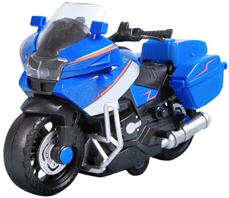 Juguete De Motocicleta, No Se Necesitan Baterías, 15.5x10x8cm, Bicicleta Con Luz Y Sonido, Juguete De Decoración De Estante, Apto Para Viajes, Para Niños Pequeños, Estante Para El Hogar, Mesa, Mesita